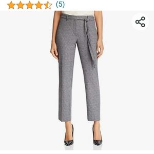 Karl Lagerfeld tie waist slacks